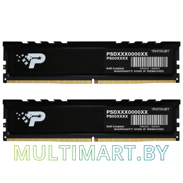 Оперативная память Patriot Signature Premium Line 2x16GB DDR5 PC5-38400 (PSP532G4800KH1)